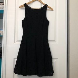 Black dress with cute see through back